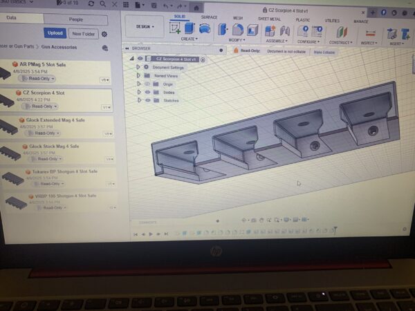 CZ Scorpion Gun Safe PMAG 35rnd Magazine Holder
