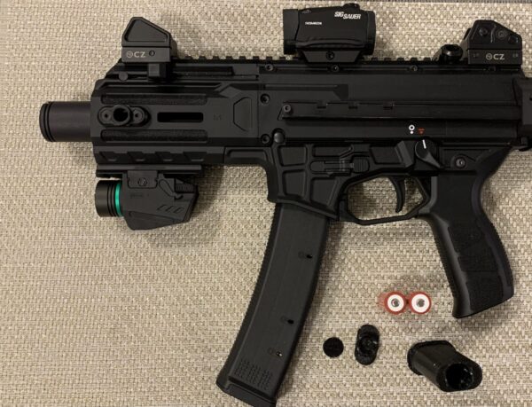 CZ Scorpion 3+ Micro, Grip Battery Storage Container