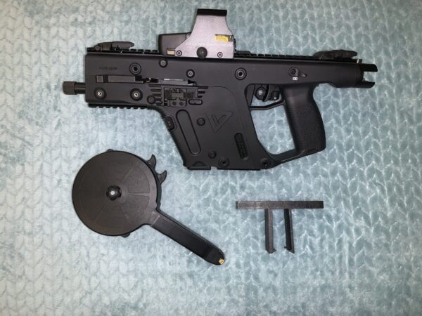 Glock 17 9mm - KCI 50RD DRUM MAGAZINE, Gun Safe Holder