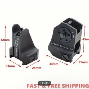 Daniel Defense Rail Mount Fixed Front & Rear Sight