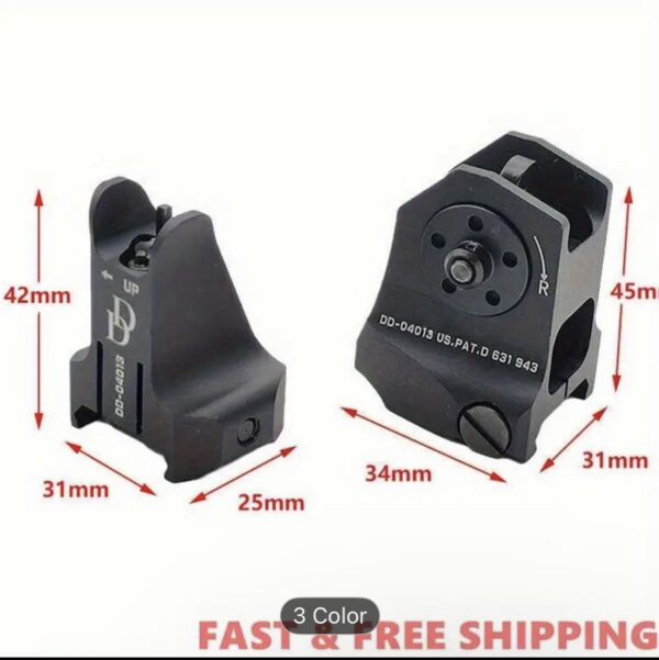 Daniel Defense Rail Mount Fixed Front & Rear Sight